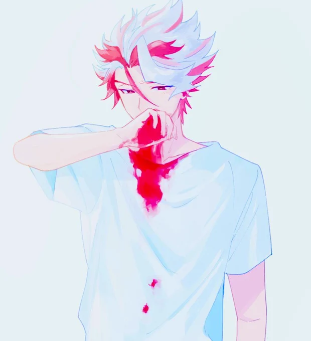 #絵を彩度100にすると超派手
すごい、元の見たら色暗く感じる 