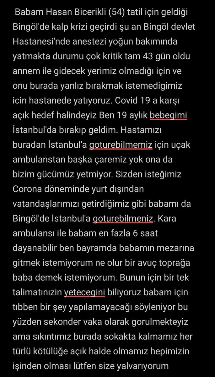 Dikenlitel9's tweet photo. #ölümüdeğiluçakambulansıbekliyoruz
@RTErdogan @drfahrettinkoca @BY @haluklevent @ekrem_imamoglu @kilicdarogluk https://t.co/2NcT2AxylV