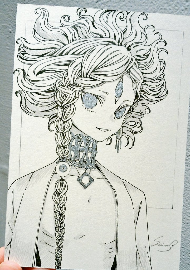 来る途中妄想してた子描きました。
目がギラギラ光る。
追納しております。 