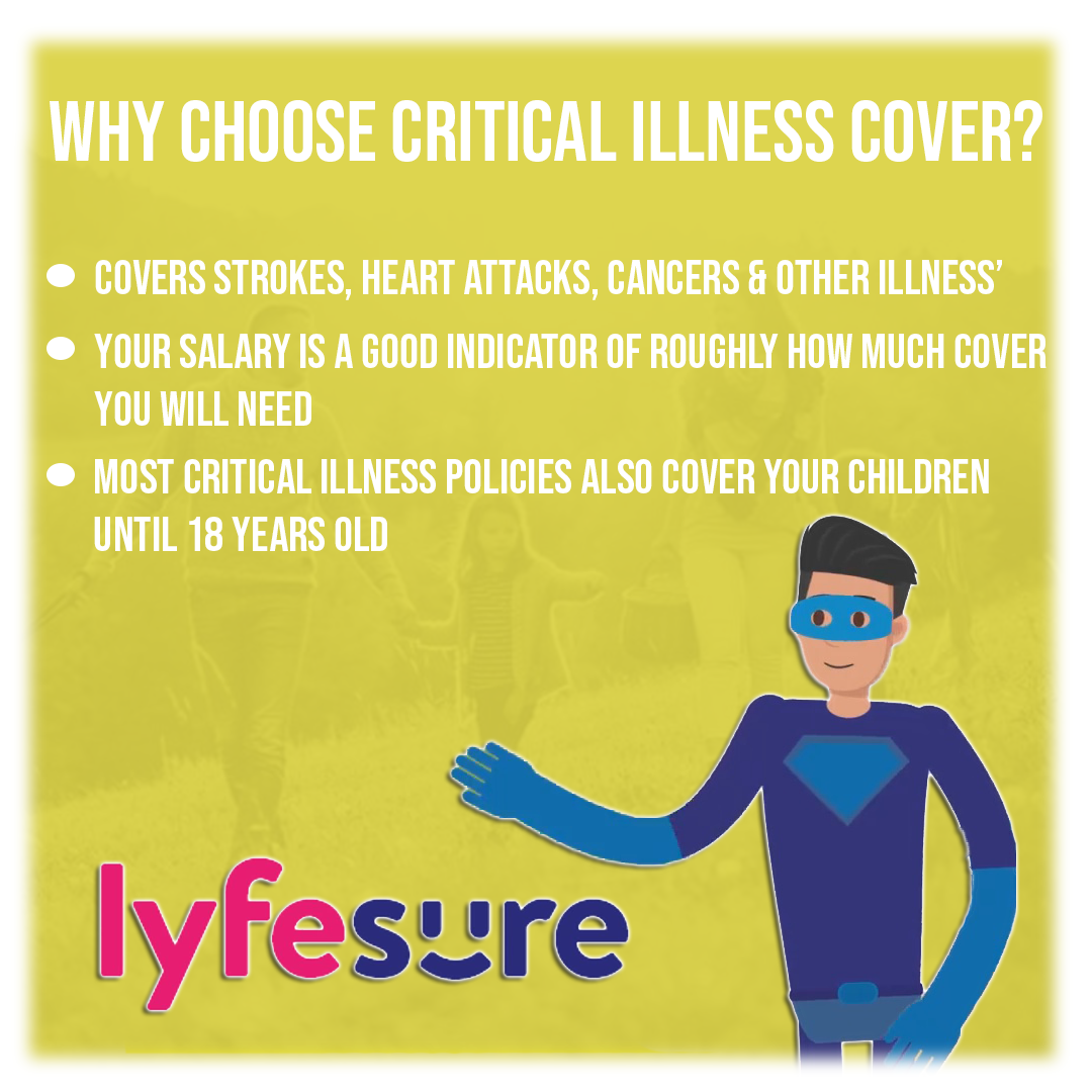 Lyfesure's tweet photo. Critical illness is a policy that pays out a tax-free lump sum if you are diagnosed with a condition listed within your policy agreement. It is there to help replace your income ensuring bills are still paid while you recover. 🚑⁠
⁠
➡️ https://t.co/qVlBQ4qTHo https://t.co/oFIFQG47oV
