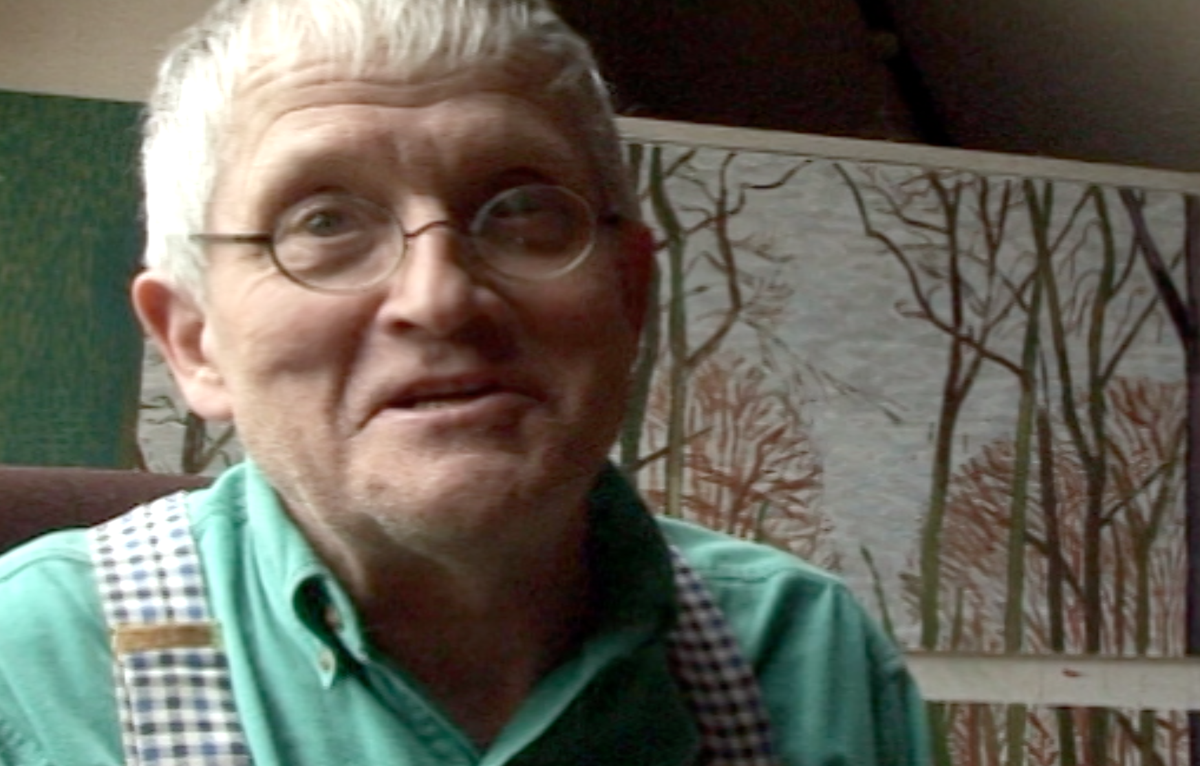 HockneyUnlocked's tweet photo. What does Hockney see from the corner of the eye? First as a question of perception: how much can we see at the edges of our vision? Second, as a principle in selecting the motifs for his landscape painting – the more accidental-looking the better. https://t.co/1H27HT39HD https://t.co/CogAL76Eq3