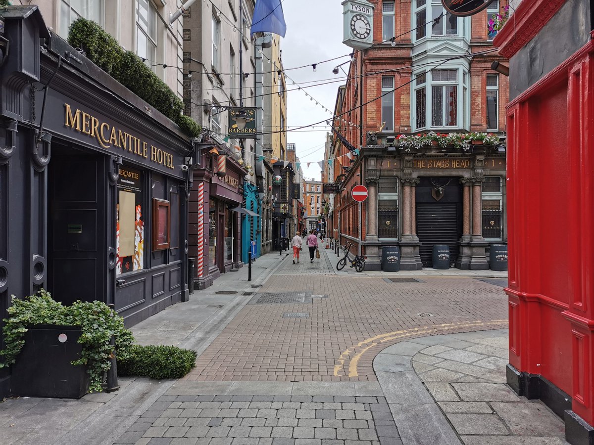 Dame Lane is technically still not pedestrianised. Guess why.