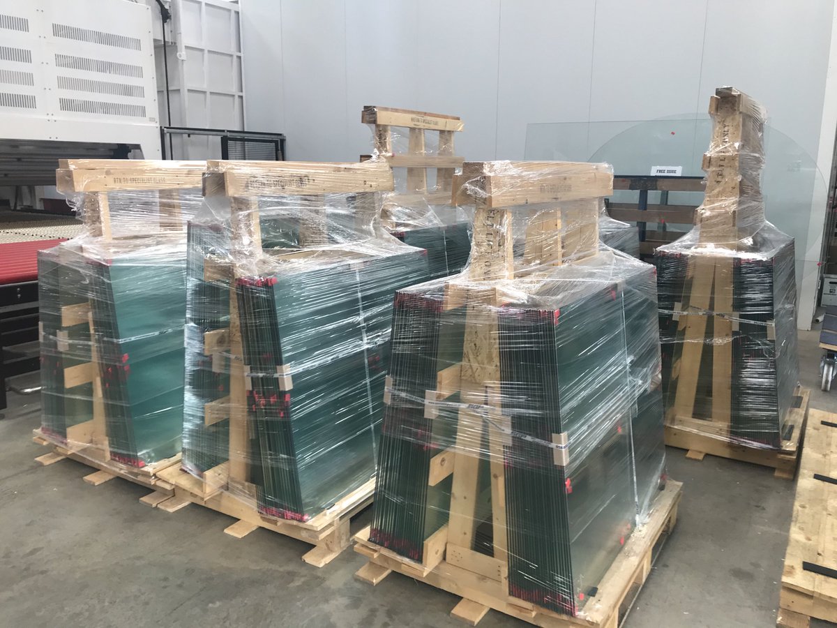 300 desk screens produced in less than 36 hours from receipt of order.