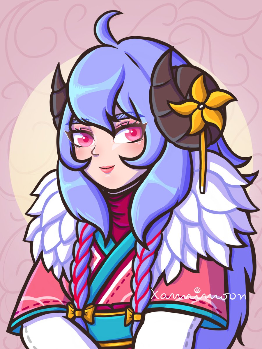 mihoshi_mp4's tweet photo. Spirit Blossom Kindred fanart! 🐏🌸 (Or Lamb 👀)
I love Kindred's lore so much (prolly my fave) and they deserve being a part of this skin line 🌸 I enjoyed every process making this 🌸
#LeagueOfLegends 
#ArtofLegends 
#Kindred
#fanart
#ArtPH
#SpiritBlossom 🌸 https://t.co/z6XPoj6n8Y