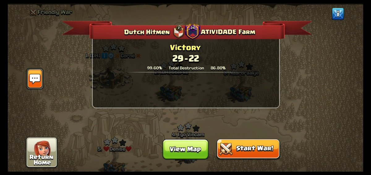 Another win in the @CupFury against #AtividadeFarm. We sadly had 1 person not hitting for us. We never know if we could have perfected the war. Take a look at the 9 triples over here: youtu.be/rhO1XI02MOU