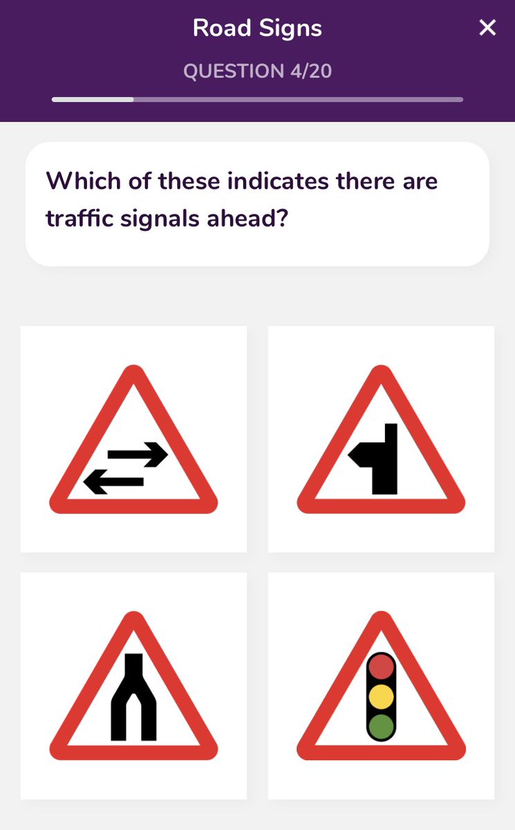MrJamesMay's tweet image. To reassure you that much of the Driving Theory Test is bleedin’ obvious, here are some (official) practice questions from my new app. #Plug