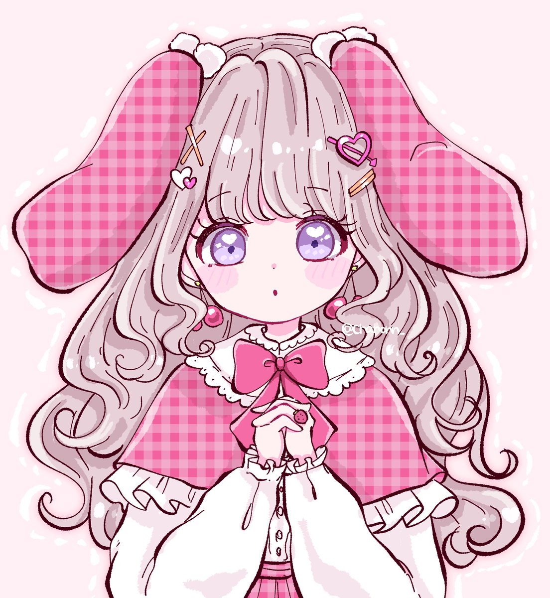 ちゃのん イラスト No Twitter 落書き4 5笑笑 ぴんくばーじょん ぴえん