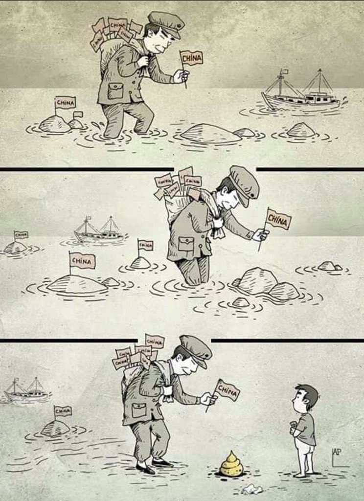 sjsindian's tweet photo. @ChinaJingXi I have a joke on #ExpansionistChina but it’s going Viral. https://t.co/stE2CaDDCu