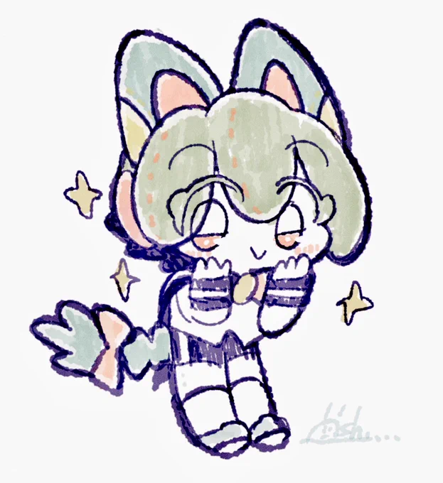 らくがきヌコたち。 