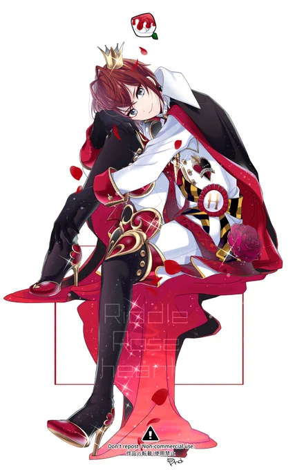 #ツイステファンアート リドル君? 