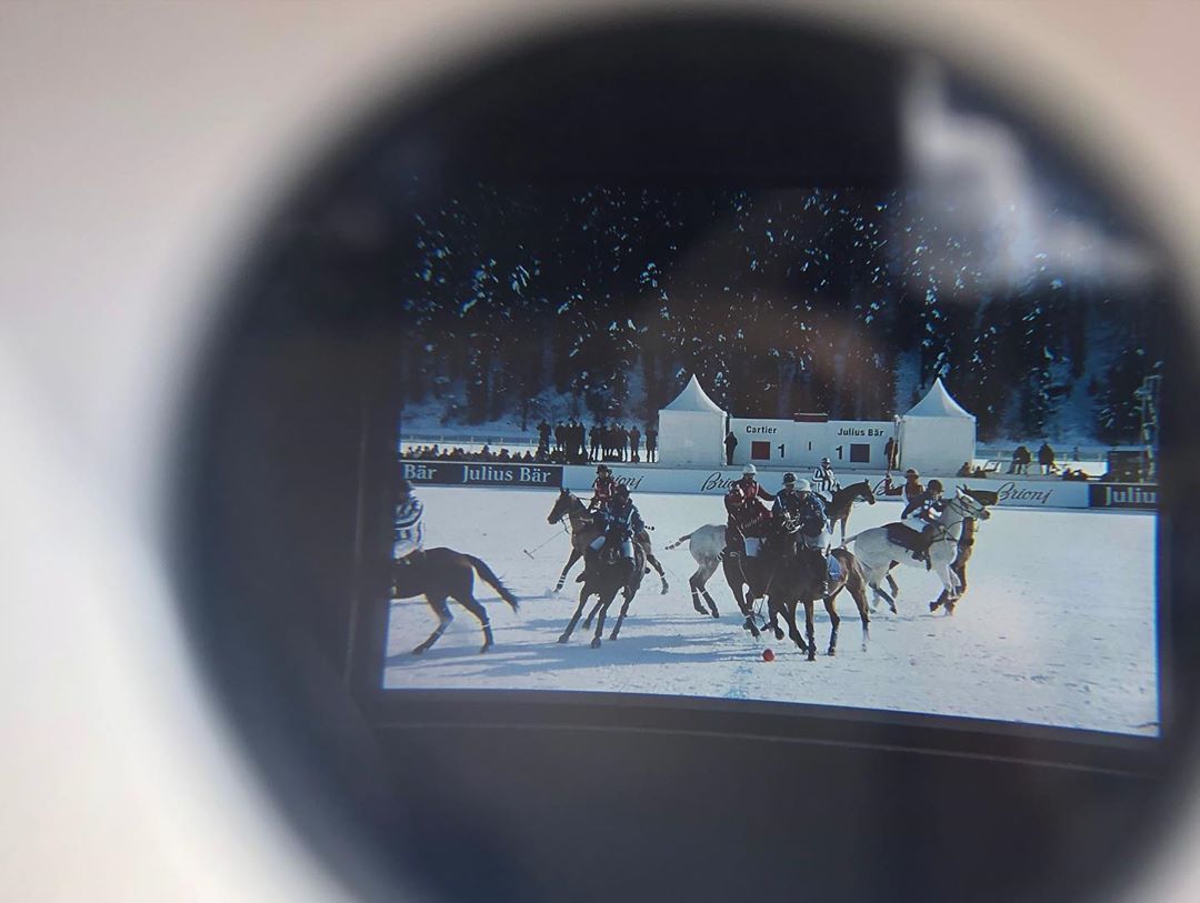 "This is St Moritz a small and absolutely gorgeous town in Switzerland. We were in Switzerland during summer time, but when I would look through this I got to see what the lake would look like in winter. The entire lake freezes &amp; they play polo on the frozen lake..." #SanayaIrani