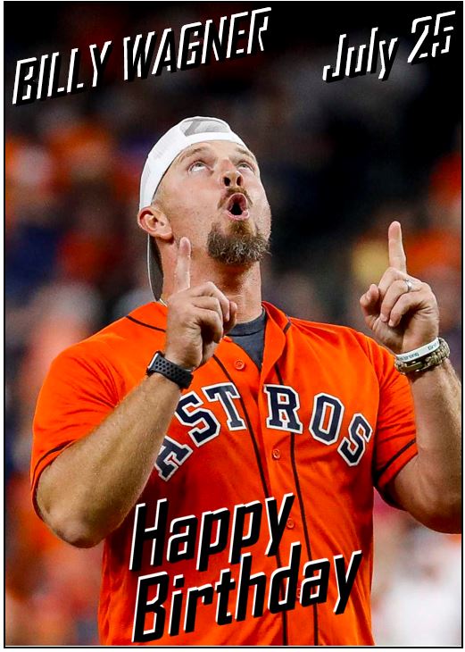 Born savemeister Billy Wagner.      Happy Birthday! 