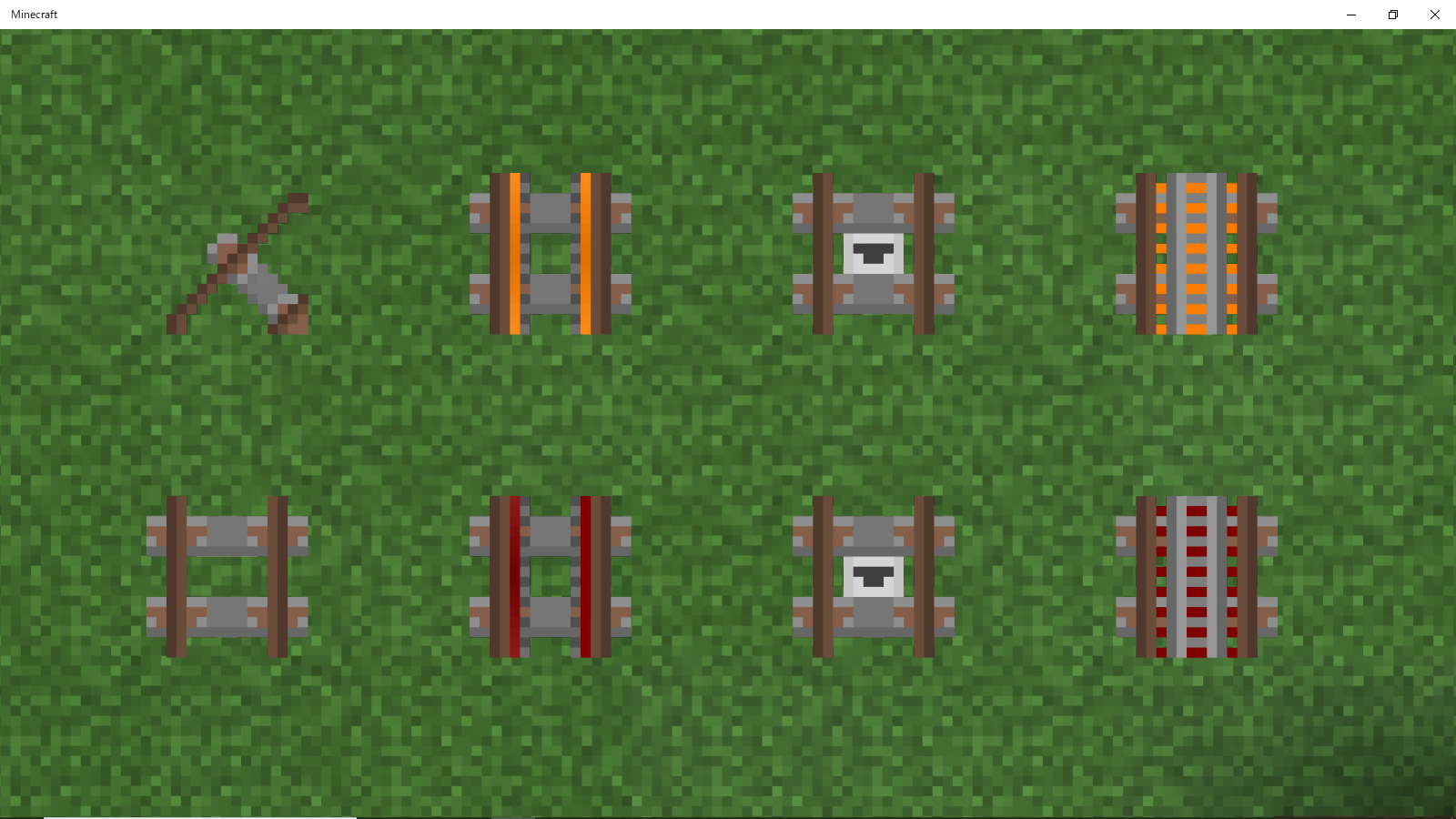 奥州製作所 鉄道アドオン テクスチャ Minecraftbe Minecraft統合版 線路テクスチャパック配布 線路のテクスチャのみを置き換えます 配布場所 T Co Lo8qdq2vub ページ内の利用規約に従って使用してください 不具合や質問などはdmに