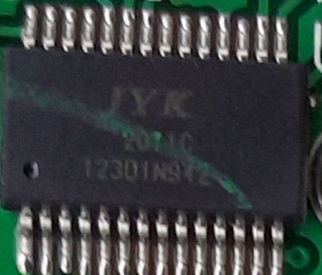 The main brains of the operation is this microchip.JYK 2011C 123D1N942. I think.I can't find anything about it. Any ideas?JYK seem to be the OEM who make all sorts of record players.