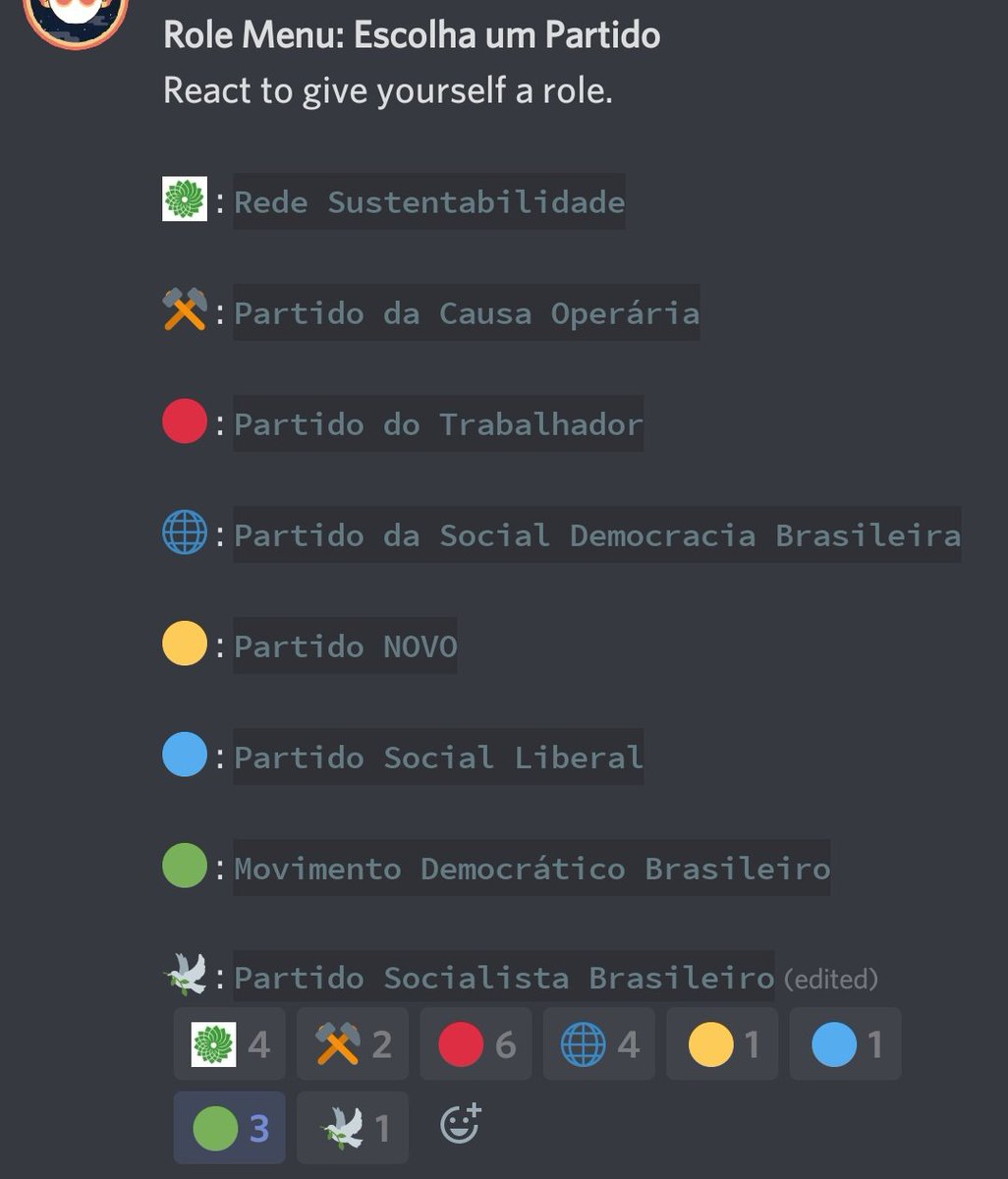 Gov_Virtual's tweet image. Venha fazer parte do Governo virtual, um RPG que simula a política brasileira.
Link: discord.gg/C6gybP

@RedeTO_ 
@PCdoB_Oficial 
@ptbrasil 
@PSDBoficial 
@partidonovo30
@PSL_Nacional 
@MDB_Nacional 
@PSBNacional40