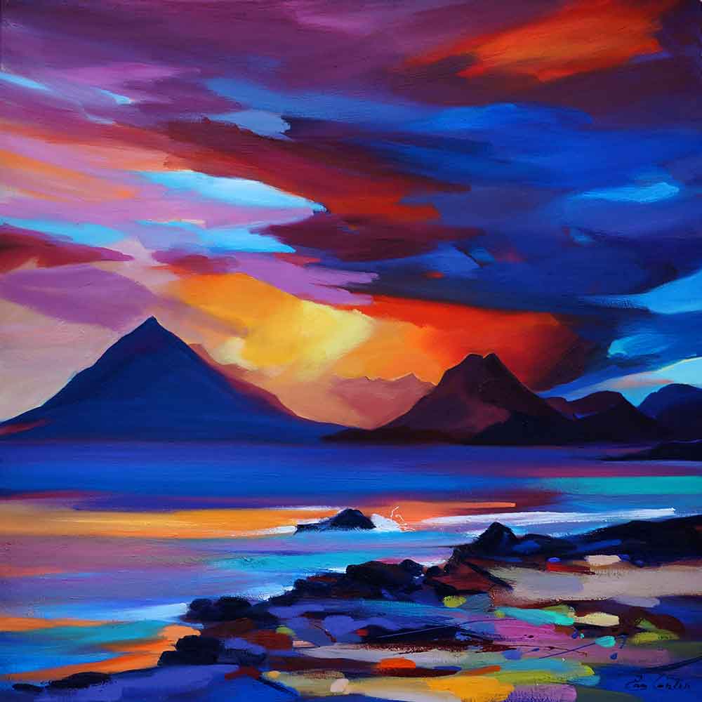 The Skye Exhibition 2020 - This year it's an online show! Large dramatic landscape paintings and small charming paintings now available. Read more in my newsletter! - mailchi.mp/pamcarter/skye…