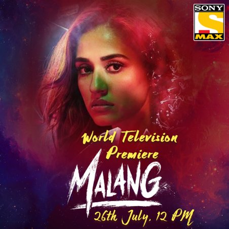 Let's dive into the vibe of @MalangFilm at your place on 26th July at 12 PM, only on @SonyMAX. #MalangOnSonyMAX