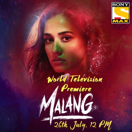 Let's dive into the vibe of <a href="/MalangFilm/">MALANG</a> at your place on 26th July at 12 PM, only on <a href="/SonyMAX/">Sony MAX</a>. 
#MalangOnSonyMAX