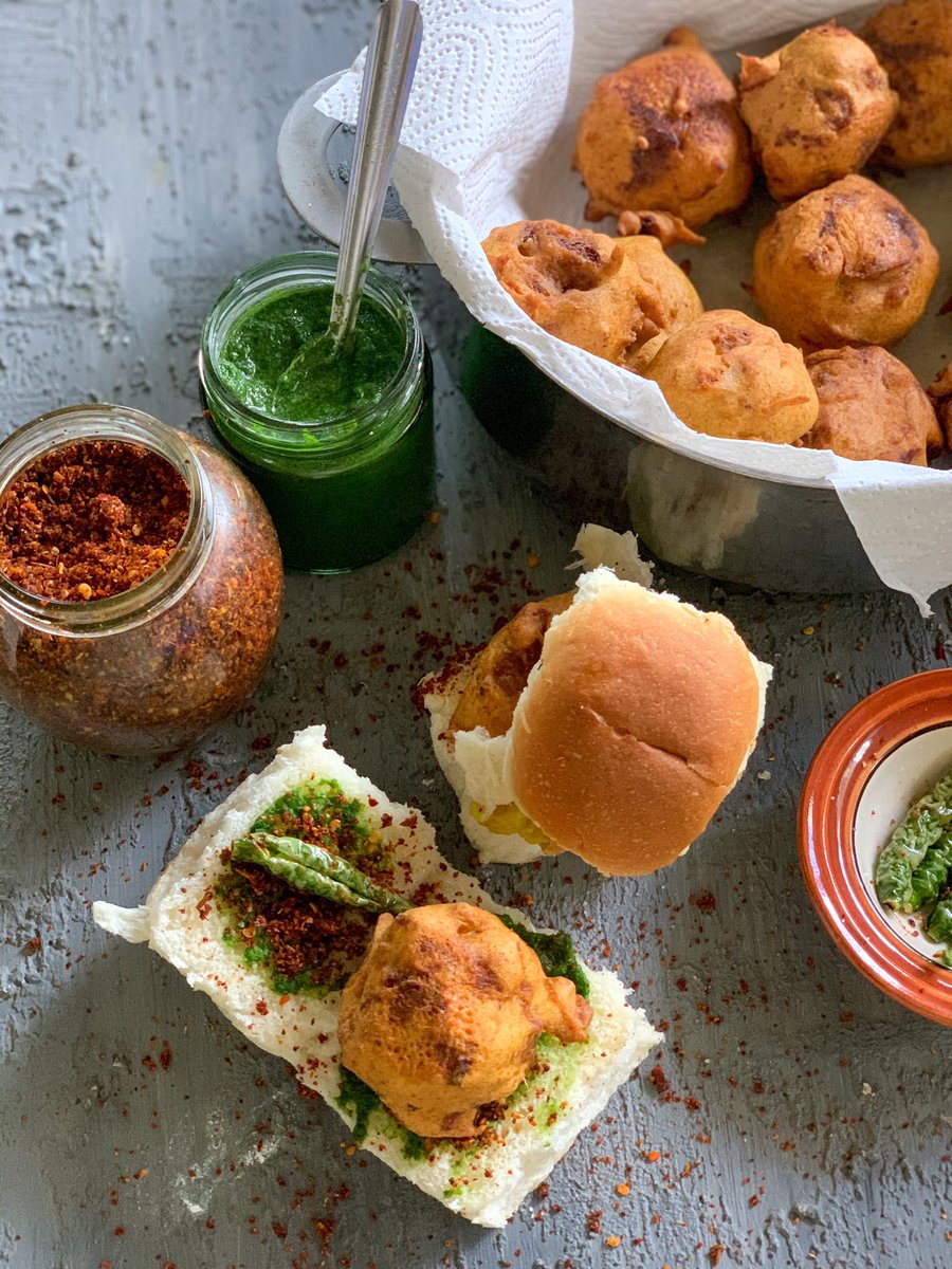 Super indulgent & so delicious Saturday brunch of homemade Vada Pav today. I think this might have been my best ever. The man with Pune memories said it took him back to Pune.  And of course there was beer   #weekendvibes