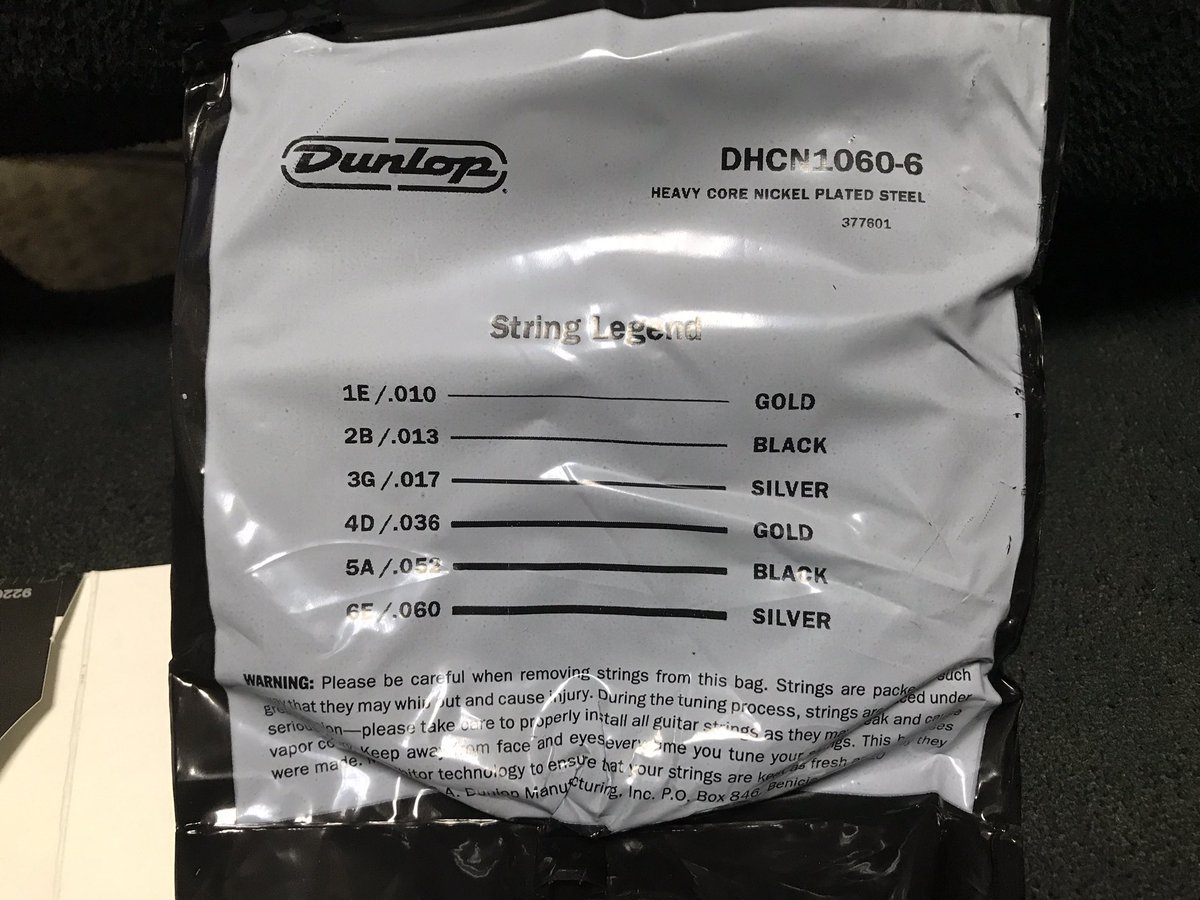 SDMF_Inc's tweet photo. JIM DUNLOP

の

元Zakk Wylde弦がようやく発売して、今回ようやく張って見た‼️

GHSよりもしっかりした弦で、やっぱこっちやなと再確認‼️

@jimdunlopusa @JimDunlopJP 
#JimDunlop #JimDunlopStrings
#HeavyCore #DHCN10606 https://t.co/mWPFvY62A5