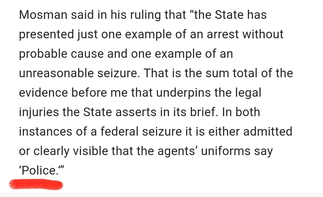 Judge ruled that in Portland the police are clearly idetentifiable in those two viral videos

Yet media will keep pushing the lie that Federal law enforcement are "secret police"