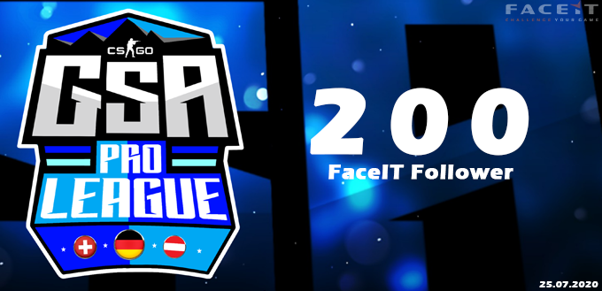 GSAProLeague's tweet photo. 😱WOW.... 
Wir haben heute 200 FaceIT Follower erreicht! Danke für den krassen Support! ❤️
Wir freuen uns schon auf die ersten Matches! 

Link zu unserer Liga:
https://t.co/DS9pb6iA0o

#gsa #gsaproleague #99damage #esport #csgo #faceit
#germany #league #RETWEEET #RETWEEETME https://t.co/xZpjxrrtSS