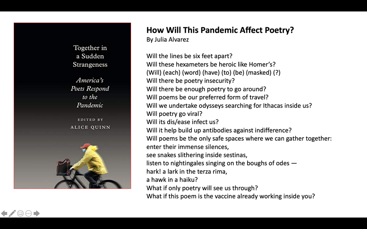 CarolJago's tweet photo. What if this poem is the vaccine already working inside you? https://t.co/JmJaI2F00Z