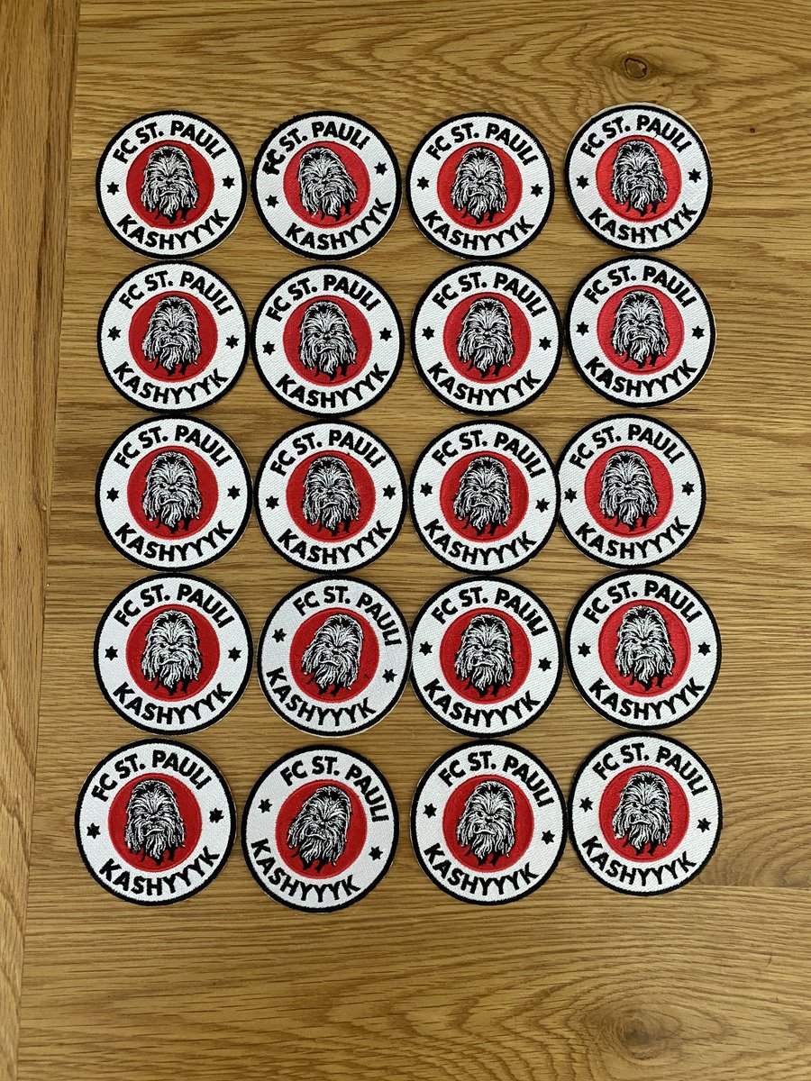 StPauliKashyyyk's tweet photo. Patches have you just landed! DM for details #FCSPIntergalatic #FCSP #SanktPauli #wookiesgegenrechts #wookies https://t.co/InMdMtngbg