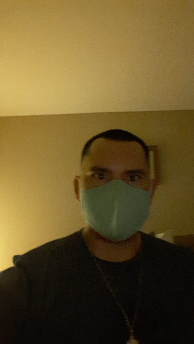 I'm trying on my Mask