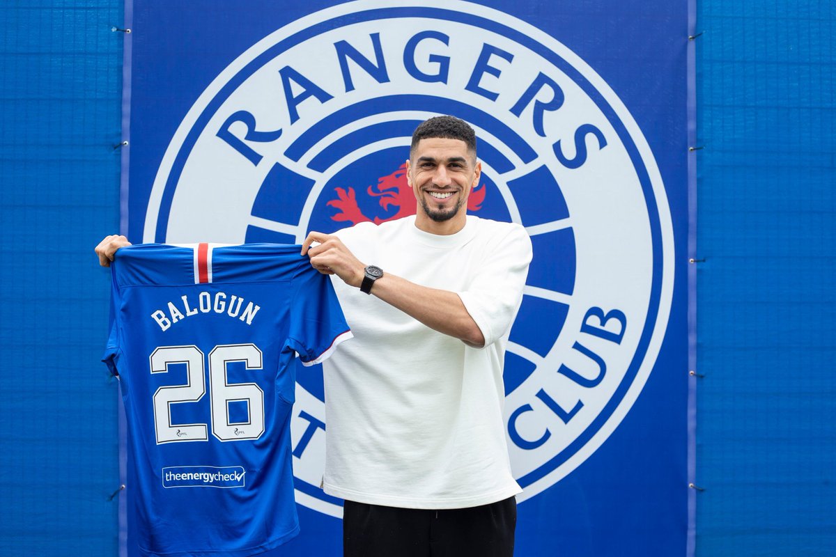 LeonBalogun's tweet photo. Hello Gers! I’m delighted and very proud to have signed for this amazing club - looking forward to getting to work and honouring that shirt 🔴🔵⚪️ @RangersFC https://t.co/ZKVFND0ONt