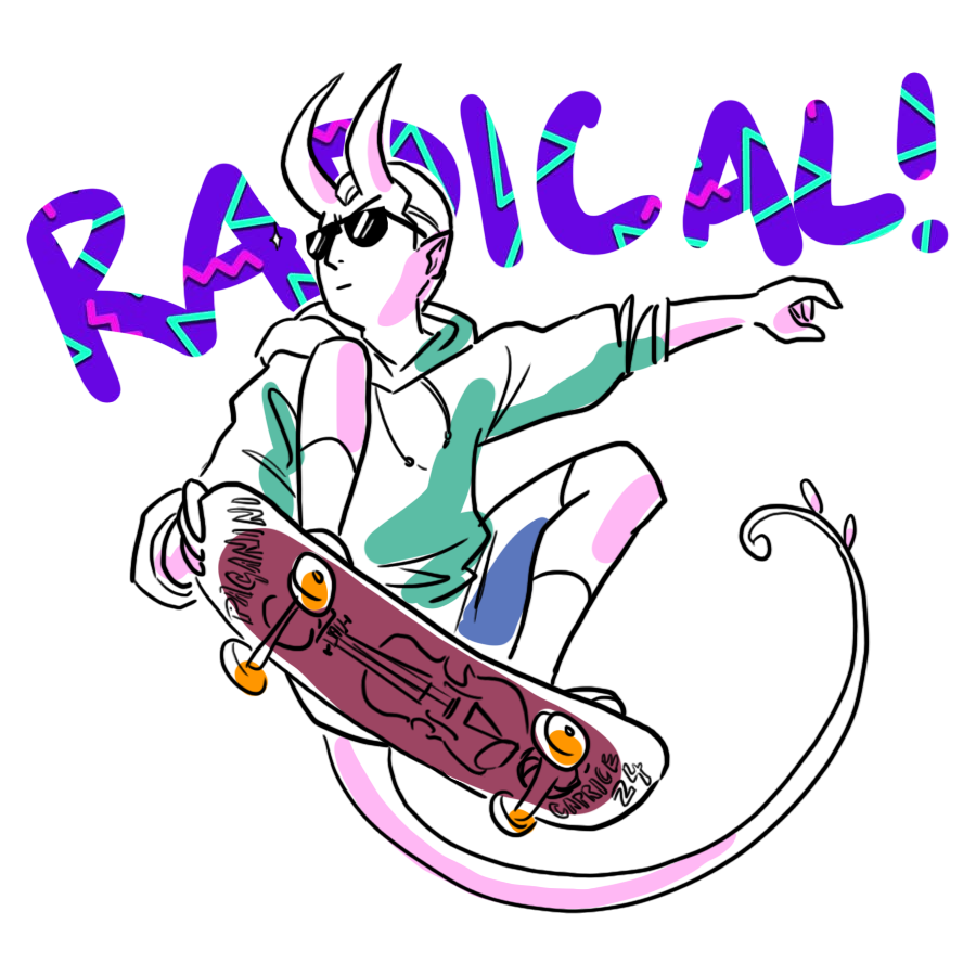 It occurred to me that I've never posted Brendan to Twitter before so here's more of him. He's my kiss-less virgin tiefling bard and a big fuckin' classical music snob.