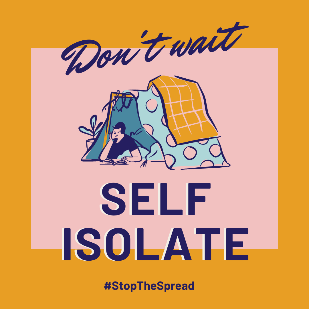 If you get any symptoms of #COVID19 like sore throat, fever or others, isolate yourself from everyone to avoid spreading the infection. Don't wait, self isolate!

#EkDeshEkJung #selfisolation #stopthespread