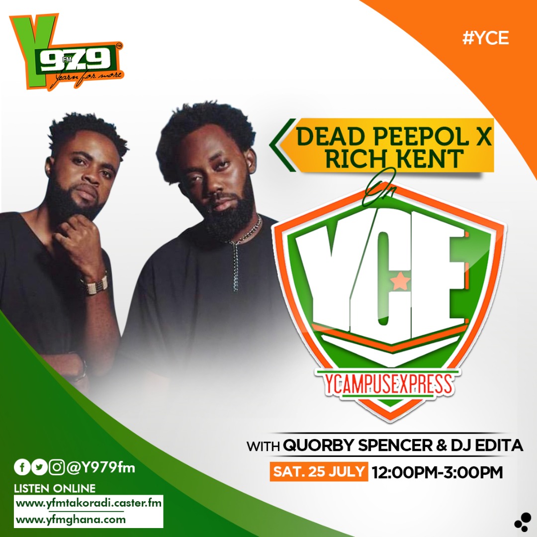 Y979FM's tweet image. On phone today will be @deadpeepol the masterminds behind the viral song #Otanhunu...Dont miss out

W/🎤 @quorby_spencer😎📻 &amp;amp; @DjEdita🎧🎼 prod. By @PappyIndomie☦️

#TheFirstClassDj
#TheGuyWithVibe
#TheVibeTeam🥰