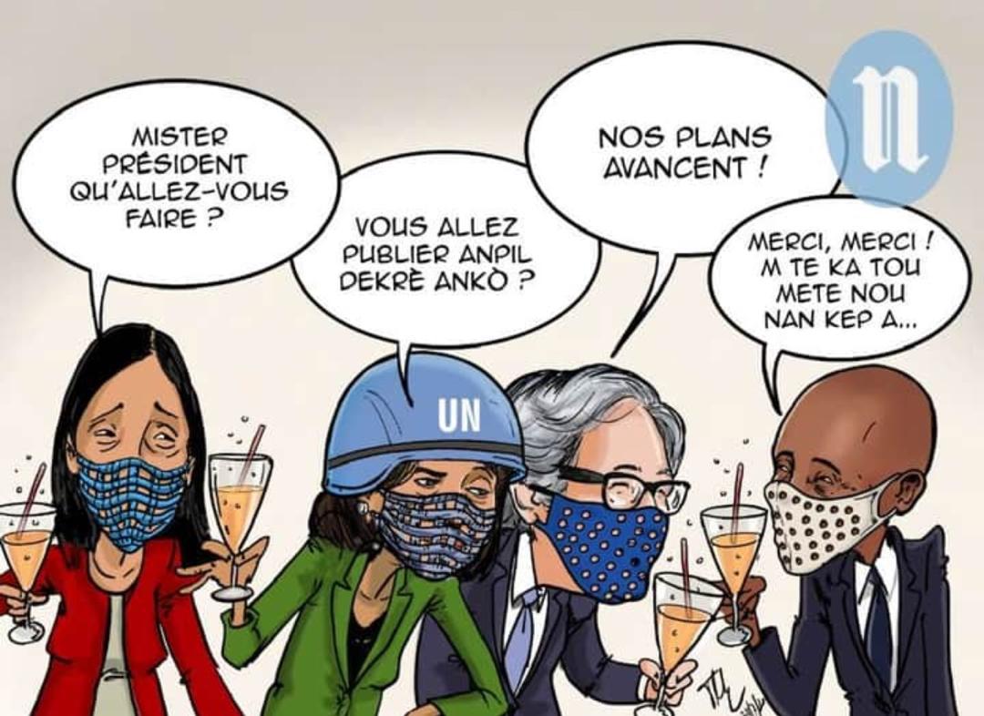 josephlunieOFF's tweet photo. Gadon karikati @nouvelliste bay @moisejovenel . No KEP https://t.co/uUzjcbrVvH
