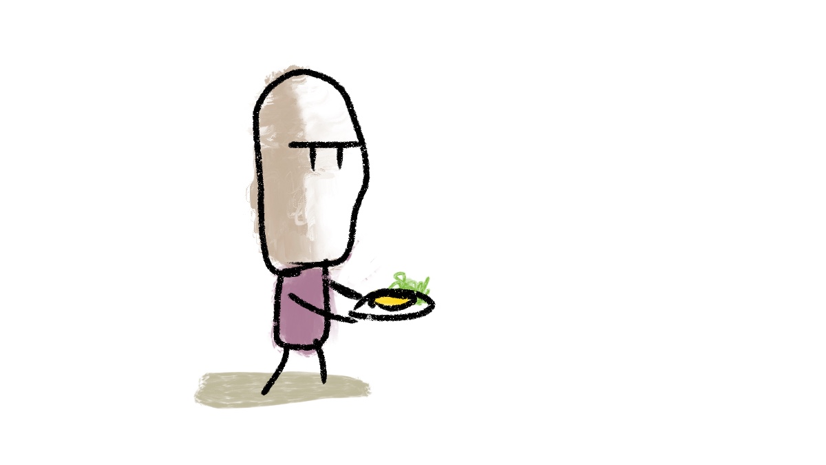 50. Jason Statham gets a small omelette for his lunch