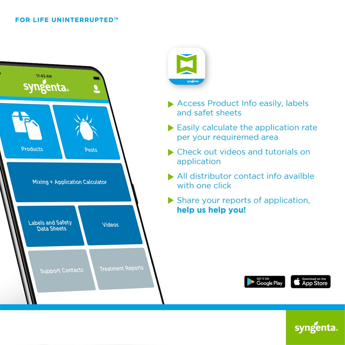 SyngentaPPMKSA's tweet image. Why as a #Pest_Controller should you download Syngenta PPM Mobile App? 
#Pest #MobileApp