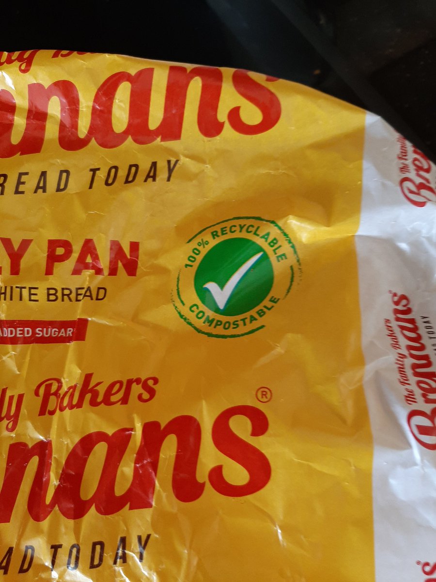 csmcorrigan's tweet photo. Some good news when you yeast expect it, Brennans rising to the sustainable food packaging challenge by making their wrapping suitable for the brown bin https://t.co/KrB5lOC4tY