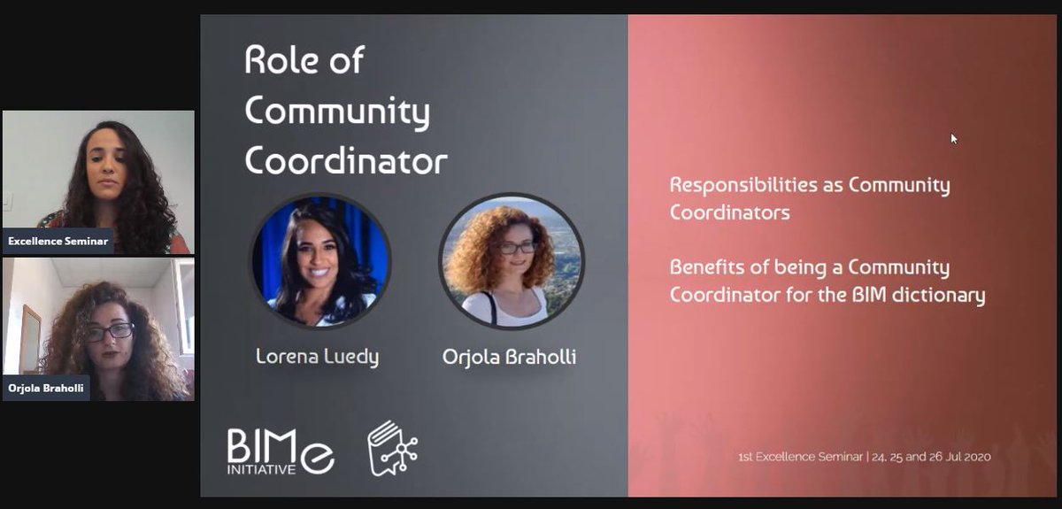 m_bolpagni's tweet photo. So great working with all Community Coordinators of #BIMdictionary including Lorena and @Orjola_Braholli 

Thanks all volunteers who shared their experience today at Day 2 #ExcellenceSeminar @BIMeInitiative https://t.co/JrhhtOJNtu
