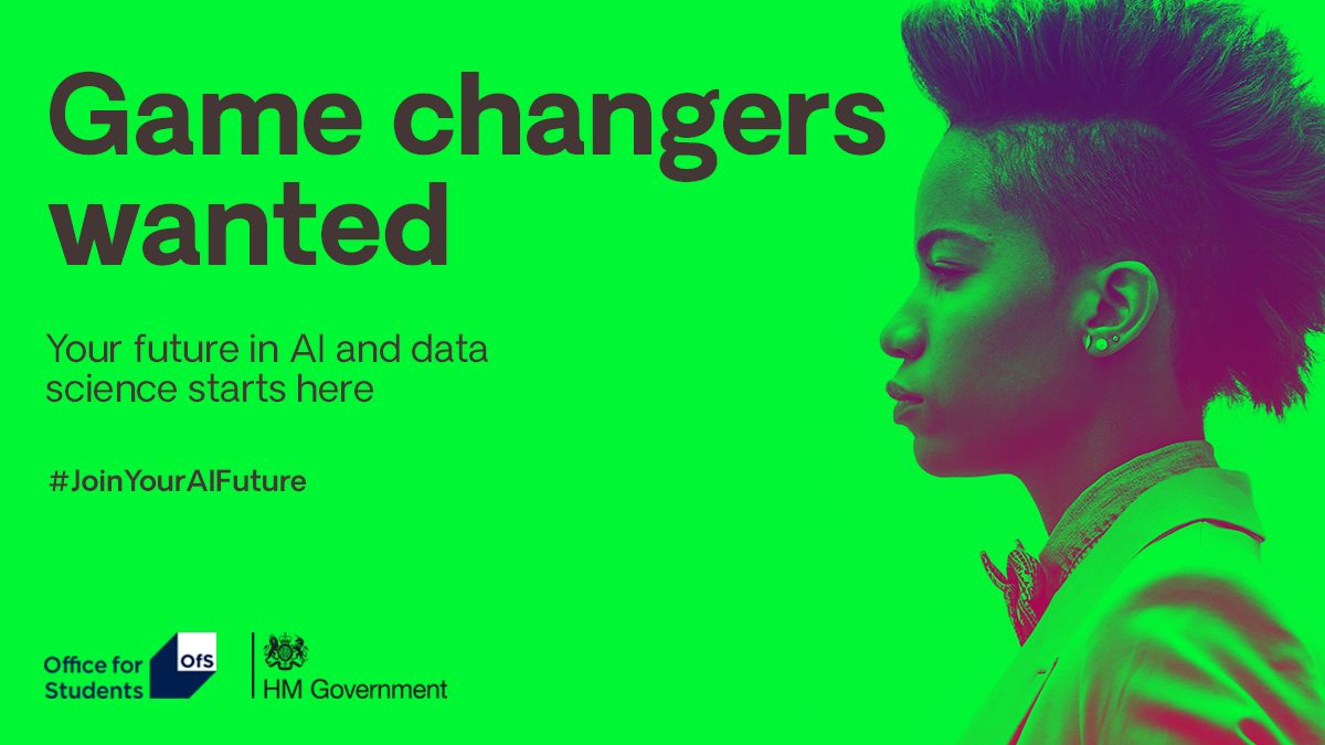 SolentUni's tweet image. Our new MSc Applied AI and Data Science course is offering 36 scholarships as part of the £13m #JoinYourAIFuture @officestudents funding initiative - aimed at supporting female, black and disabled students.

Find out more here: ow.ly/ZQZl50A58cB