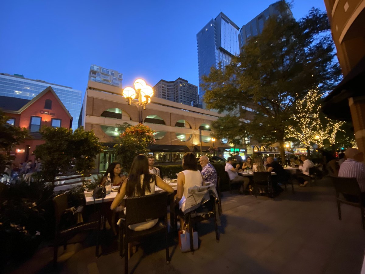 Fantastic dinner last night at ONE Restaurant at Hazelton Hotel. Maybe the best patio in #Toronto. Great duck &amp; fabulous pasta w/ veal meatballs. The lobster spoons with butter and vermouth steal the show. <a href="/HazeltonTO/">The Hazelton Hotel</a> <a href="/Chef_MarkMcEwan/">Mark McEwan</a> <a href="/HaniRoustom/">Hani Roustom</a> #food #travel <a href="/SeeTorontoNow/">Destination Toronto</a>