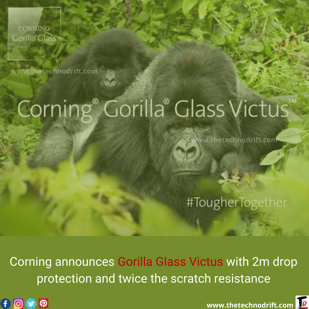 Corning Gorilla Glass Victus announced #corning #GorillaGlass #GorillaGlassVictus #tech #technology #technews #technologynews 
Visit our website at thetechnodrift.com