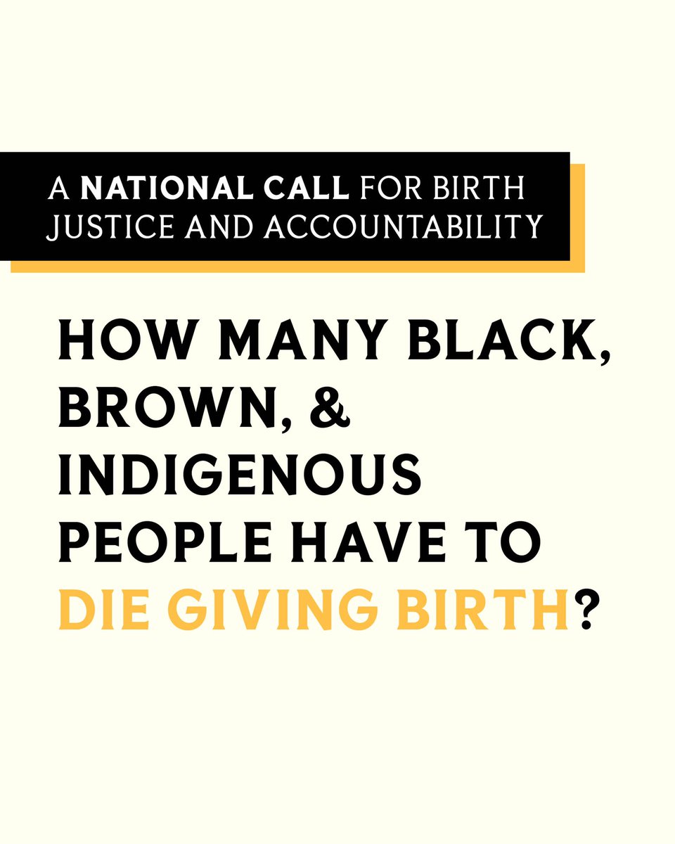 everymomcounts's tweet photo. Racism, not race, is killing Black, Brown, and Indigenous people in our maternity care system.

A nat’l coalition is calling for accountability, birth justice + legal guarantees for respectful anti-racist care.

Read the open letter in today’s @nytimes or https://t.co/KqvgpGU0E4 https://t.co/h92dGkGMlf
