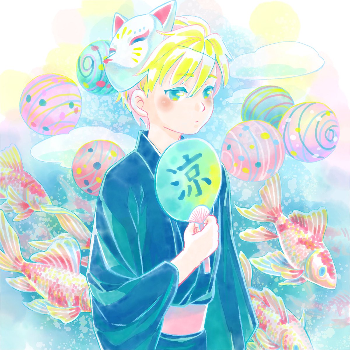 hiro046K's tweet image. 金魚2

#イラスト #イラスト好きさんとつながりたい #illust #AdobeFresco