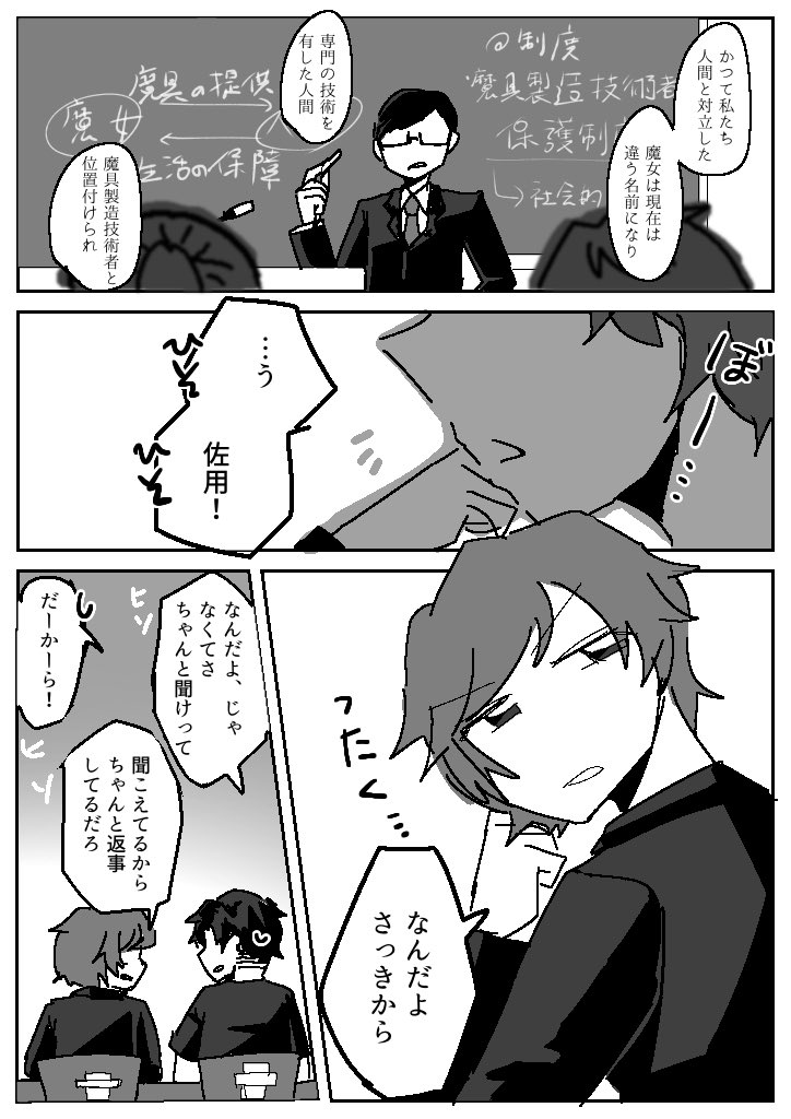 現代ファンタジーの大学生の話 