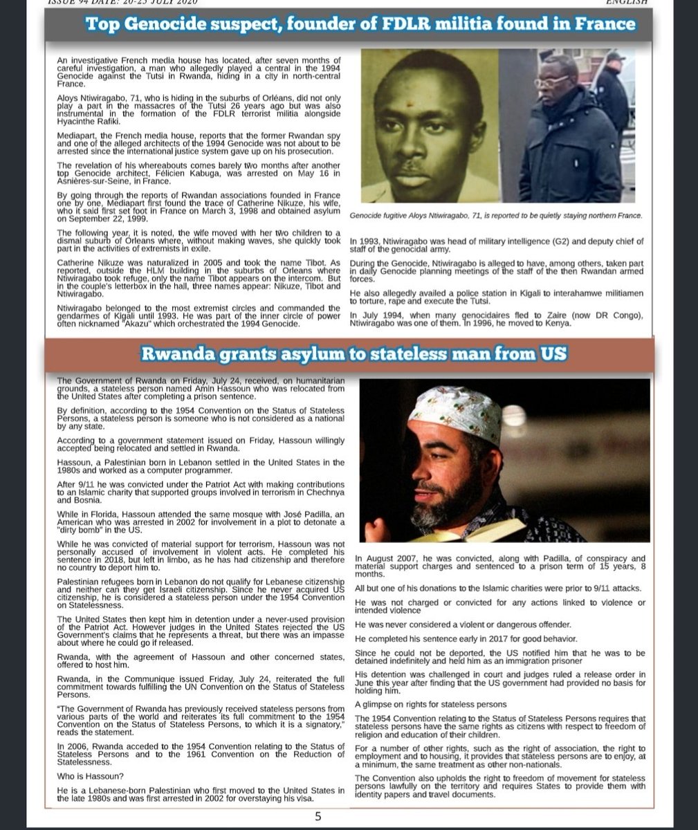 RwandainTurkiye's tweet photo. #RwandainTurkey Bulletin Issue 94 July 20-25, 2020 Bülten Sayı 94 Temmuz 20 -25, 2020 @NkurunzizaW @MFATurkey @RwandaMFA @Rwandacommunity @RDBrwanda @RwandaTrade @visitrwanda_now @anadoluagency @DailySabah #COVID19 #Rwanda #Turkey https://t.co/sJuQ8MdfEh