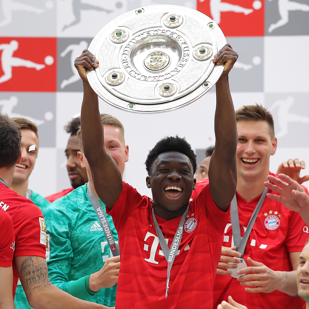  Bundesliga and DFB-Pokal x2 Bundesliga Rookie of the Season 2020 Canadian Men's Player of the Year 2018 MLS All-Star 2018Alphonso Davies is still only 19. 