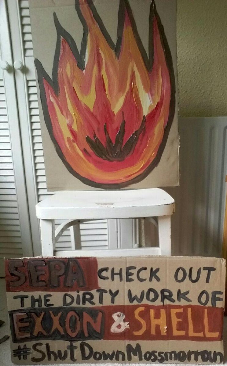 ScotClimateCamp's tweet photo. Just 1 day until we bring the flare to SEPA and there's lots of crafting going on across the country! Find out what happening and how you can take part at: https://t.co/1NIM3PDSco #ShutDownMossmorran https://t.co/ccBcUfQC5l
