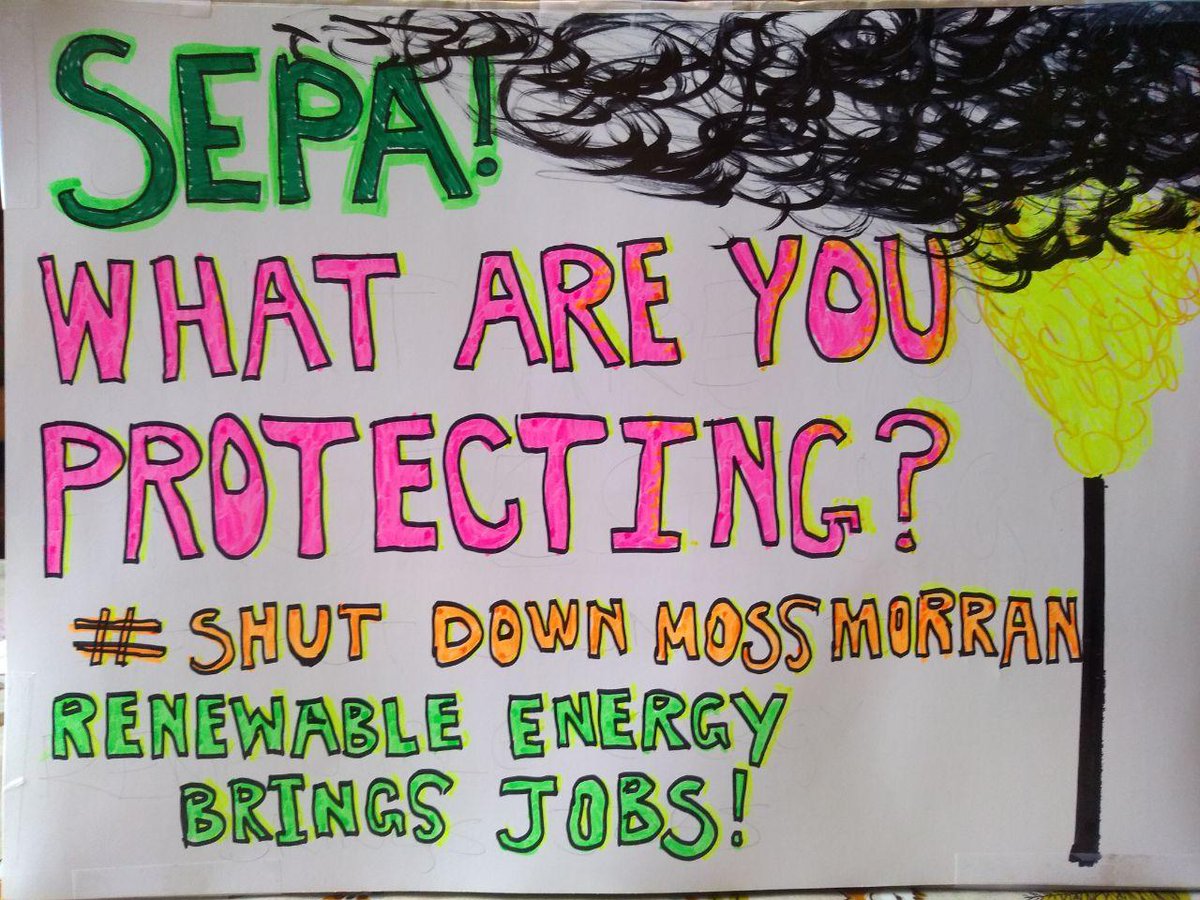 ScotClimateCamp's tweet photo. Just 1 day until we bring the flare to SEPA and there's lots of crafting going on across the country! Find out what happening and how you can take part at: https://t.co/1NIM3PDSco #ShutDownMossmorran https://t.co/ccBcUfQC5l