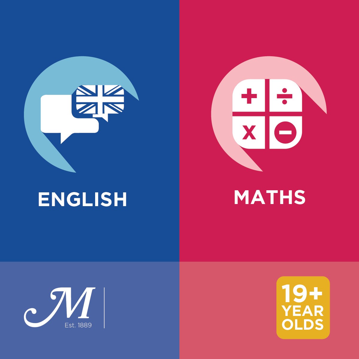 English and Maths are essential if you want to gain higher-level qualifications or improve your work prospects. We can help you take your first steps by brushing up your skills and preparing you for those all-important exams: bit.ly/2ZyPXIo