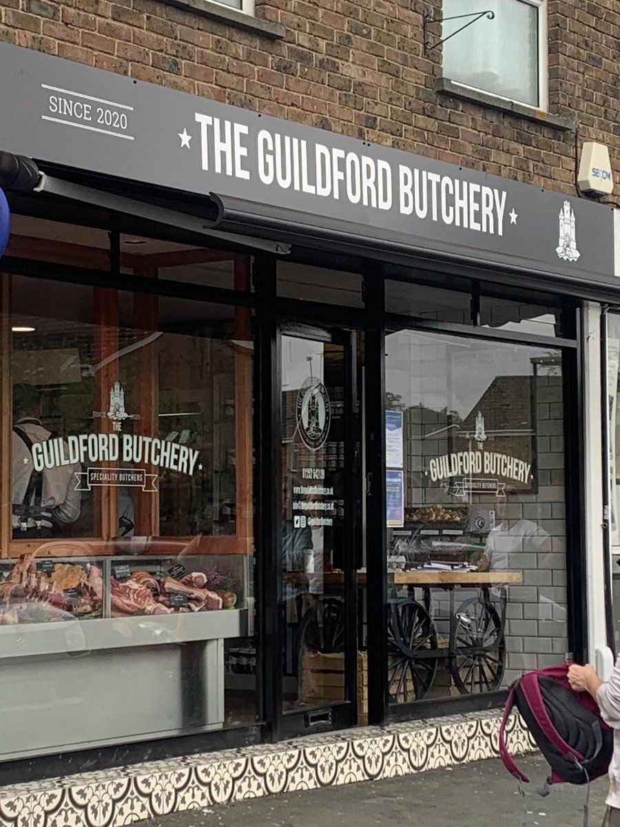 Had to come and support the boys today <a href="/dorkingbutchery/">The Dorking Butchery</a>